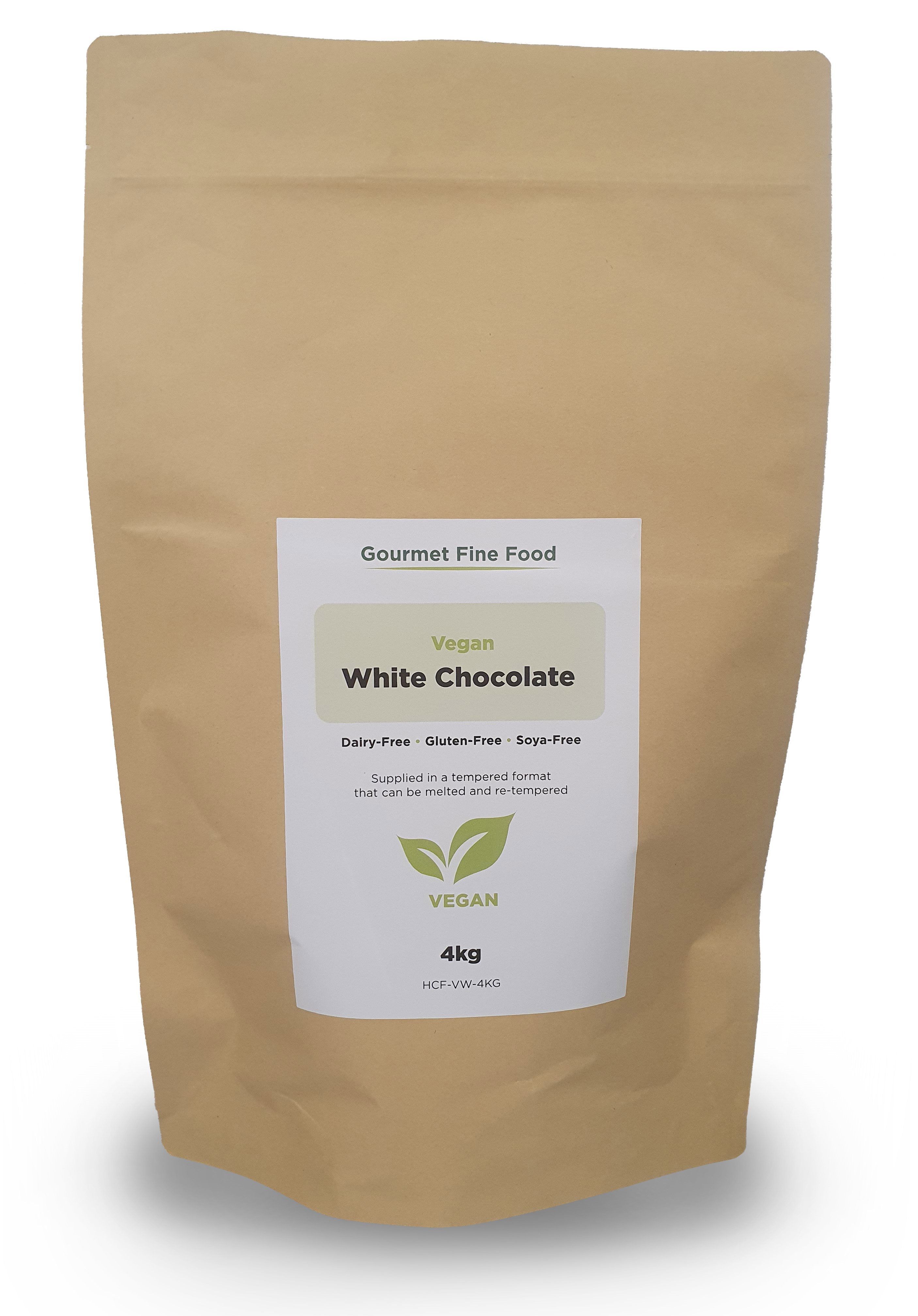 HCF Vegan White Chocolate Couverture- 4kg